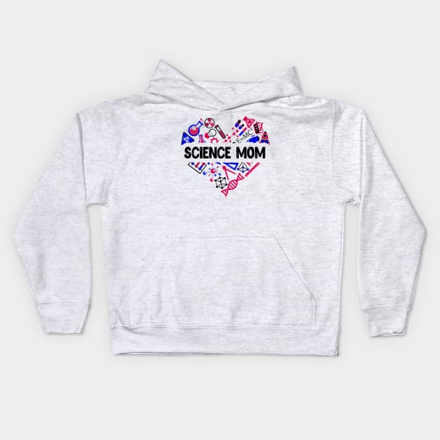 Science Mom Gift Kids Hoodie by KsuAnn